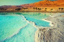 Salty shores of the Dead Sea Salty shores of the Dead Sea